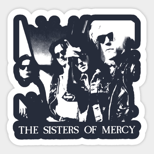 the sisters of mercy vintage Sticker by TOOTproduction